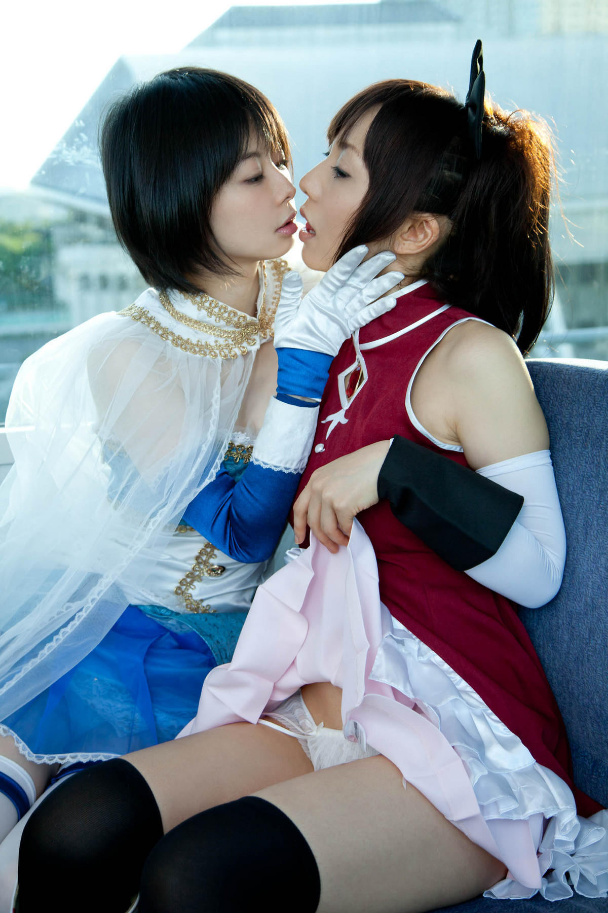 (C80) (コスプレ)   Sayaka and Kyoko  CosPlay制服诱惑套图